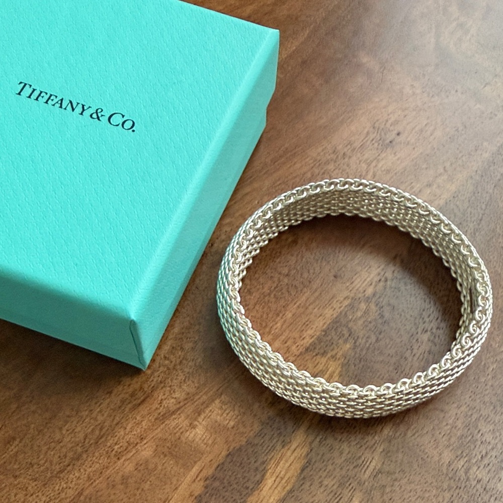 Tiffany & Co. Silver Woven Bracelet - Picture 2 of 3